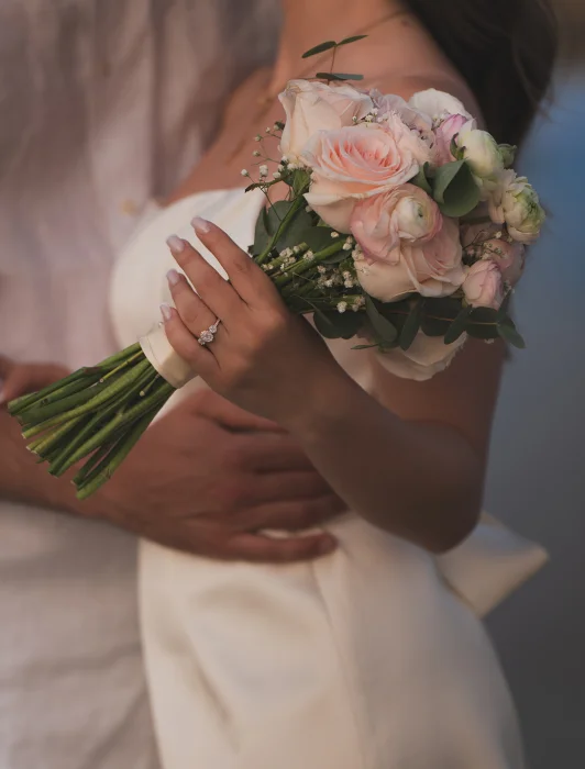 White & Pink
